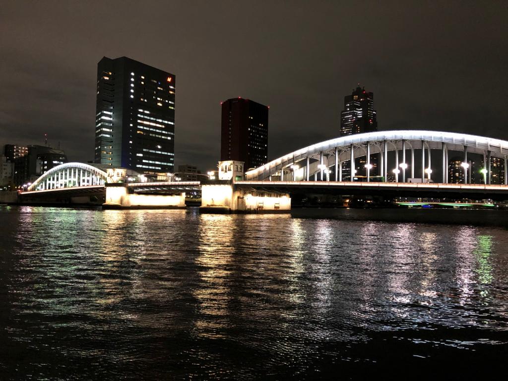 勝鬨橋 夜の中央区：石井幹子氏の作品巡り