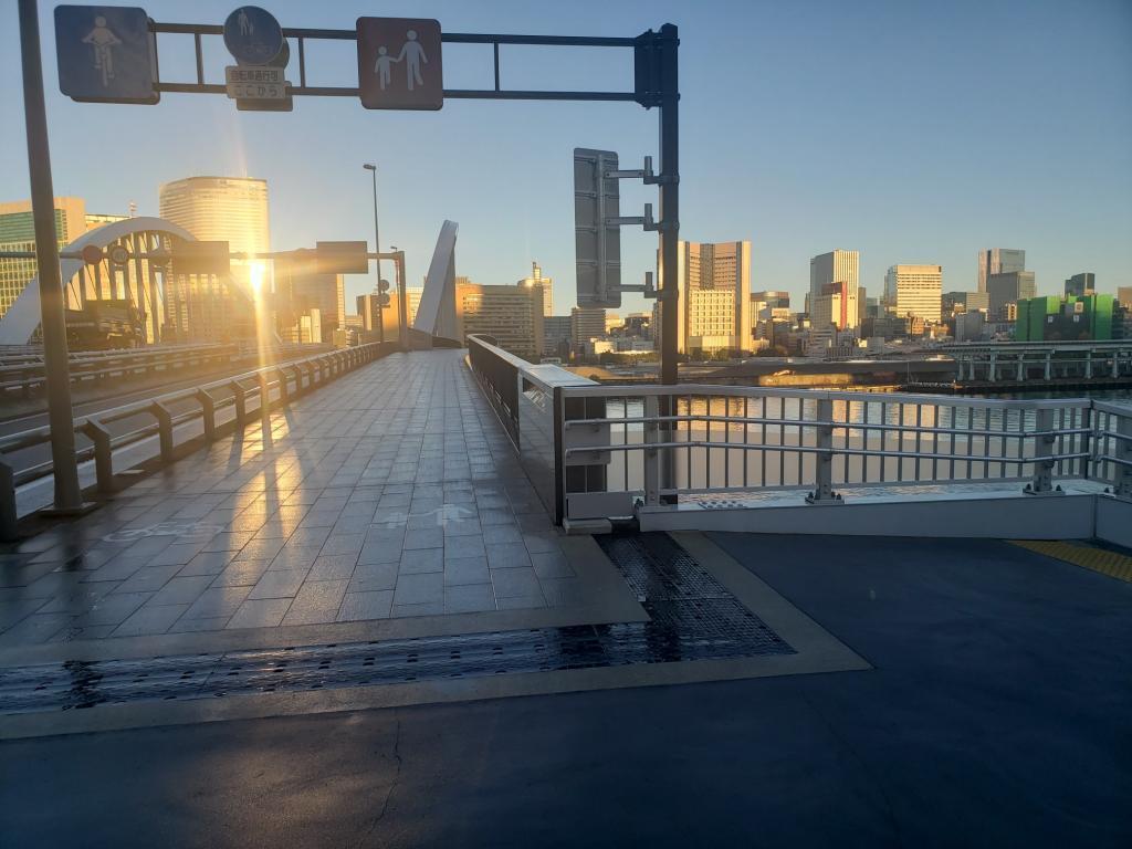  築地大橋から見た 隅田川上流