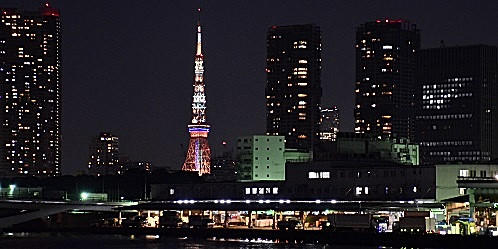東京タワー 夏バージョンライトアップ 中央区観光協会特派員ブログ