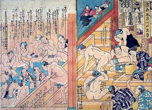 道三河岸の賑わい 江戸時代最初の銭湯はどこに？なぜバスタブを「湯船」と呼ぶの？