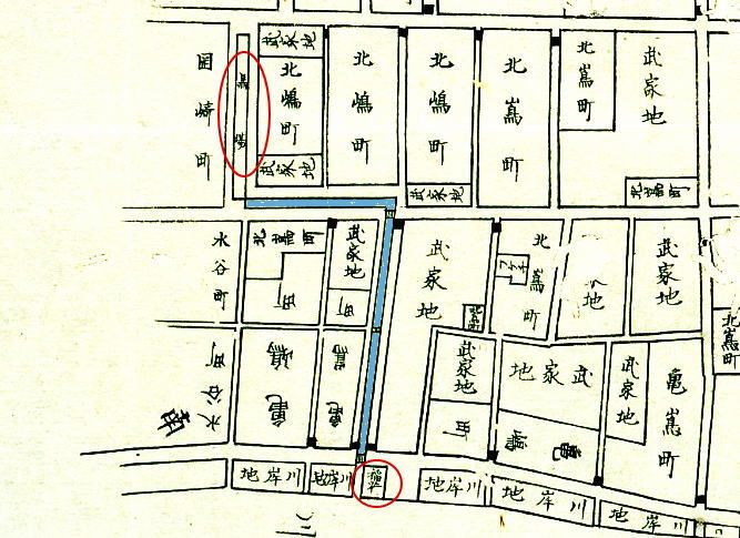 東京五拾区縮図 「亀島小橋」を探して～デジタル古地図めぐり