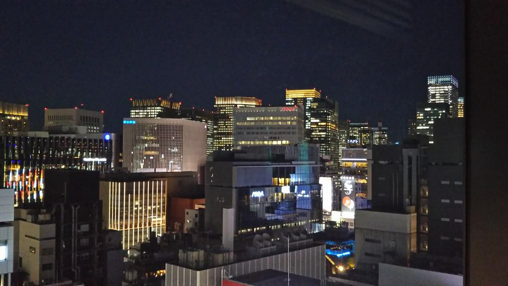 Ginza Six の魅力 4 屋上庭園からの夜景 By 夜行列車 中央区観光協会特派員ブログ