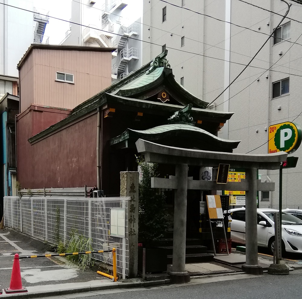  人形町駅から行ける、静かな佇まいの神社　NO.２５
 　～　寶田恵比寿神社　～ 