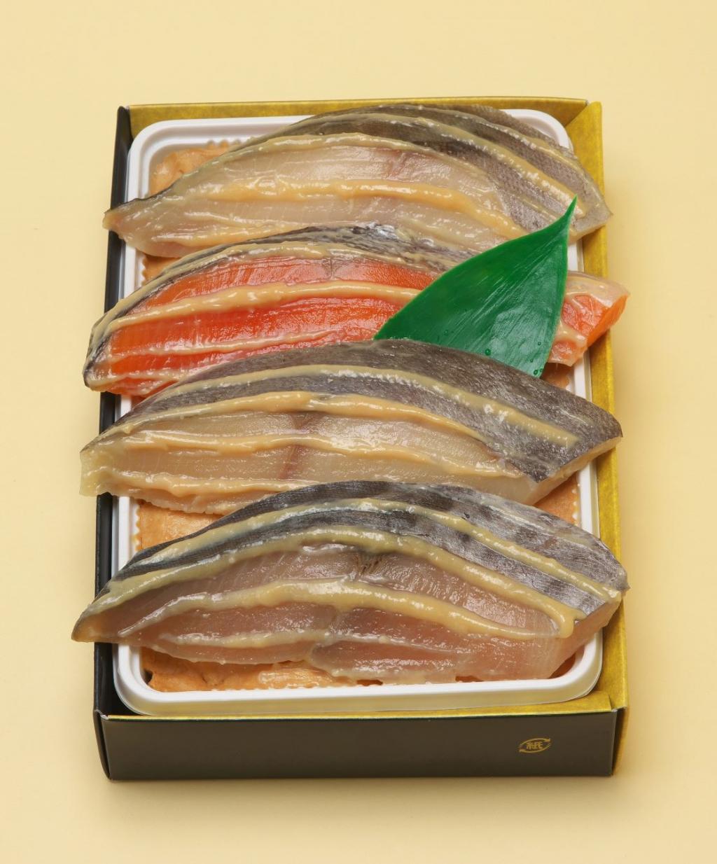 京粕漬　詰合せ　Kー３　
　３,２４０円 ギフトも魚久さんの“京粕漬”で、いかがでしょう？
　～　魚久　本店　～