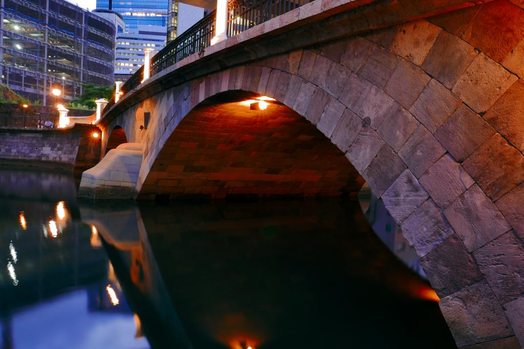 中央区日本橋本石町側から 「常磐橋」夕景