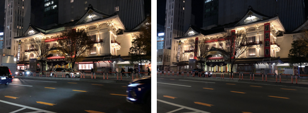 歌舞伎座 夜の中央区：石井幹子氏の作品巡り