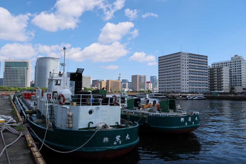 興運丸・興栄丸/月島埠頭　 はたらく乗り物大集合！
【豊海水産埠頭/月島埠頭 編】（キッズ向け）