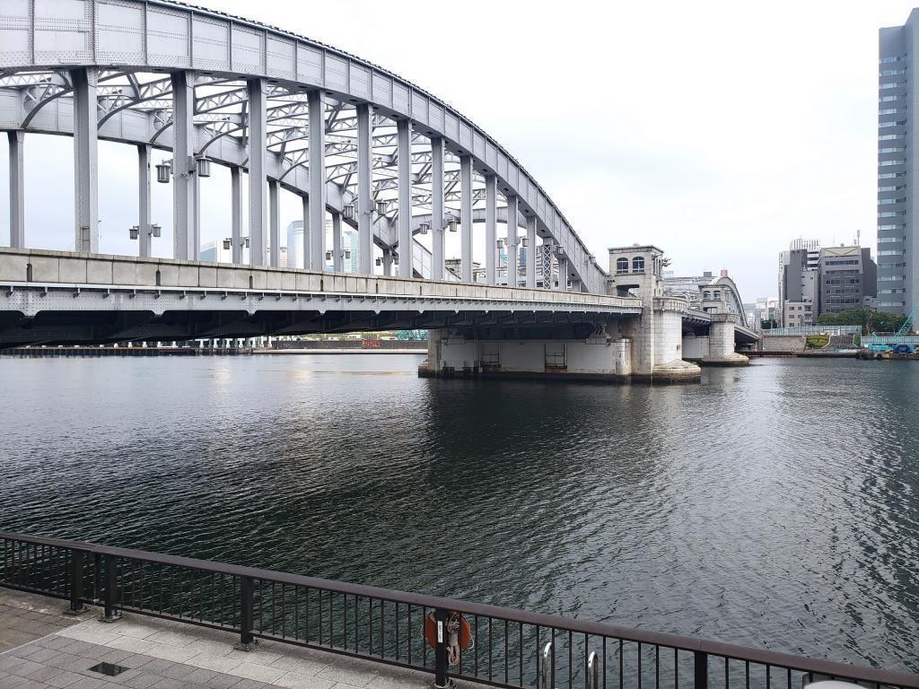  築地大橋から勝鬨橋散歩コース