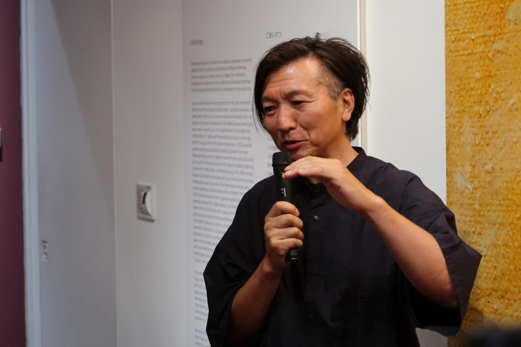 美術家 ナカムラ クニオさん 参加してきました！ 京橋彩区 芸術文化講座
抽象画はお好きですか？
―「分かり難い」から「見る楽しみ」へー