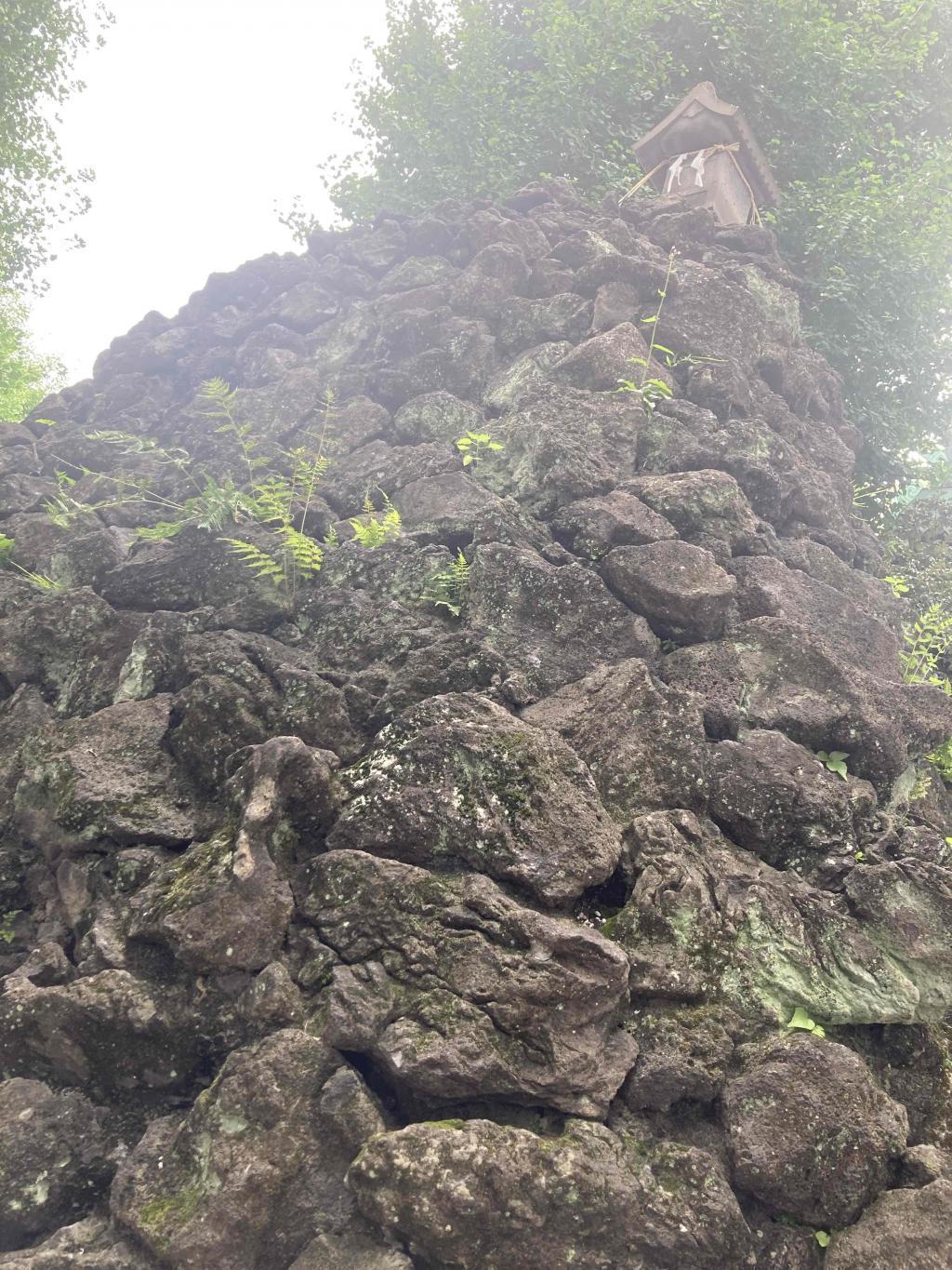 富士塚重要アイテム２つ目 中央区の富士塚はここだけ＠鉄砲洲稲荷神社