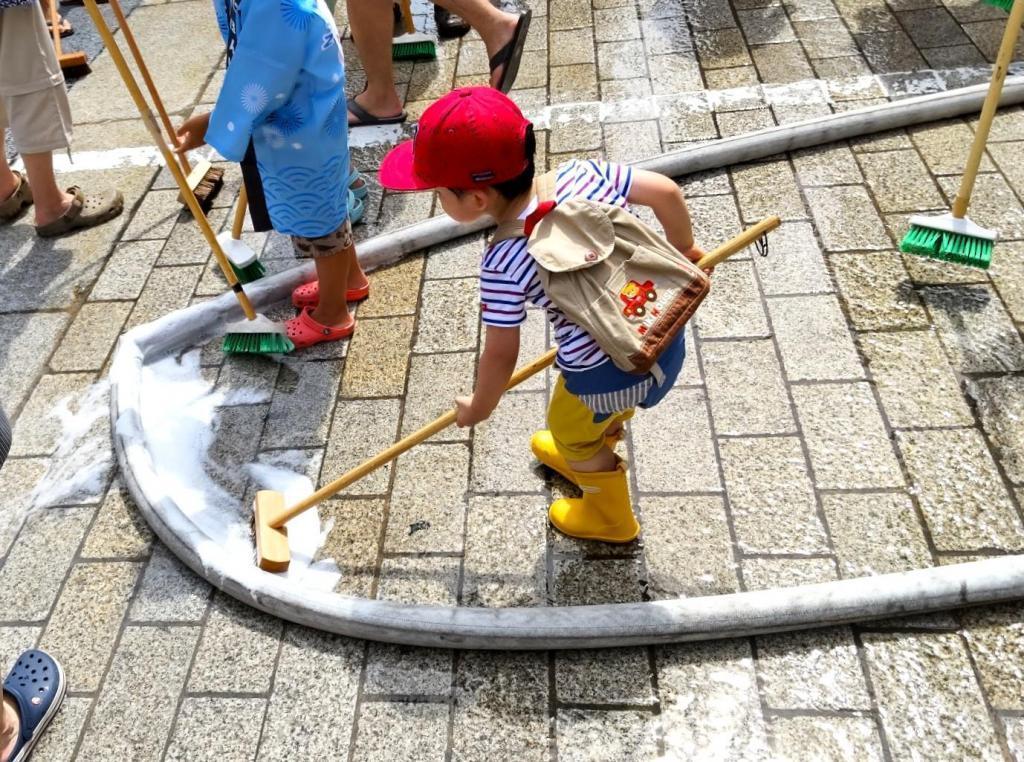  夏の絵日記　～洗おう「名橋日本橋」～　