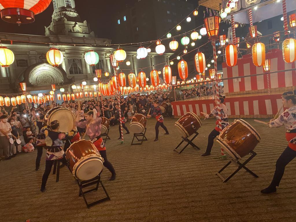 「大江戸助六太鼓」の生演奏 第77回　築地本願寺　納涼盆踊り大会　3日目