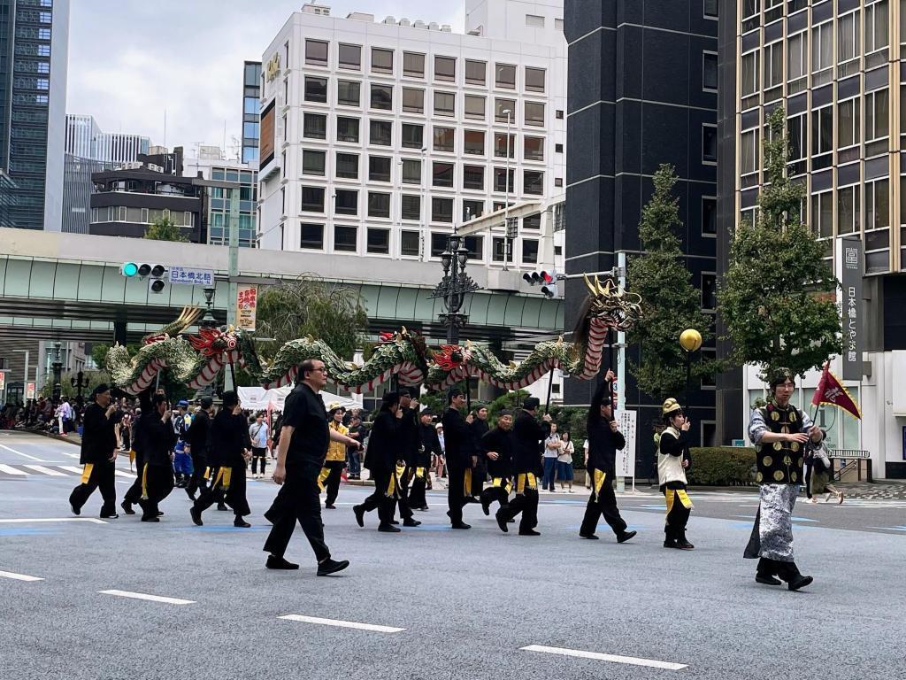 東龍倶楽部（長崎県） 第51回　日本橋京橋まつり　〜諸国往来パレードと諸国往来市〜