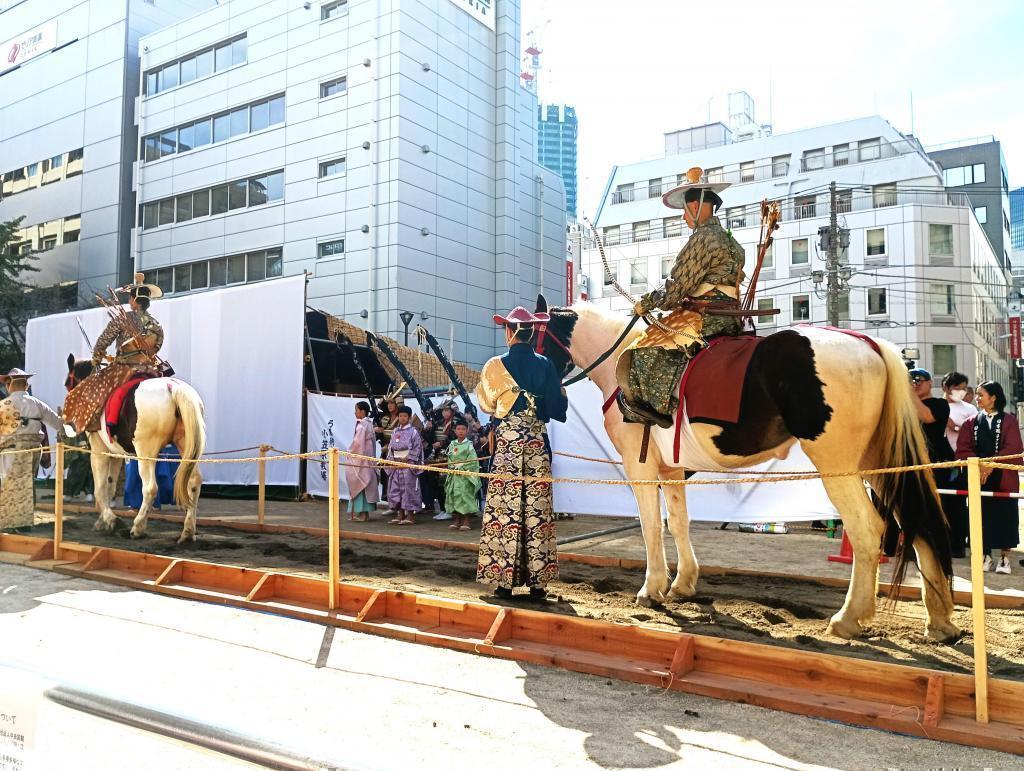  OH！江戸東京まつり『中央区で流鏑馬が見られるなんて⁉』
幸運な初体験でした！堀留児童公園於