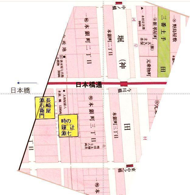 時の鐘の設置場所 石町の鐘撞堂(鐘撞堂）と蕪村