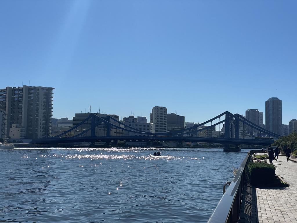  浜町公園の銀杏と隅田川プチ散歩