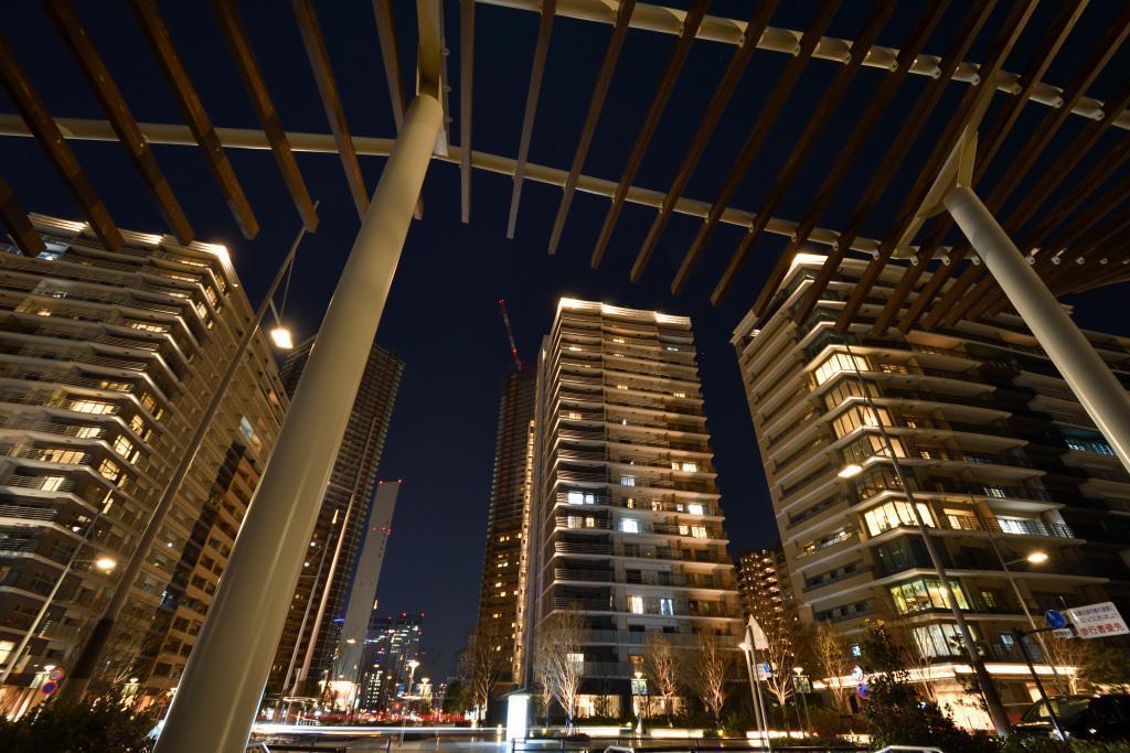  Nightscape of Harumi-futo Park