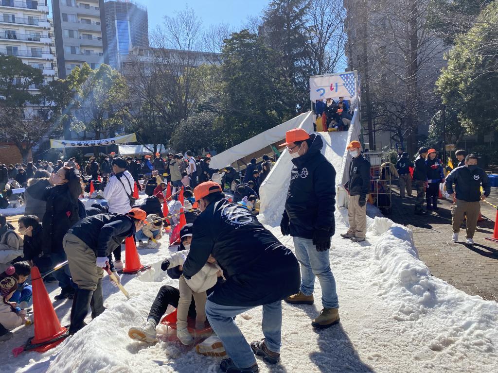 雪遊びコーナー 第23回　中央区雪まつり