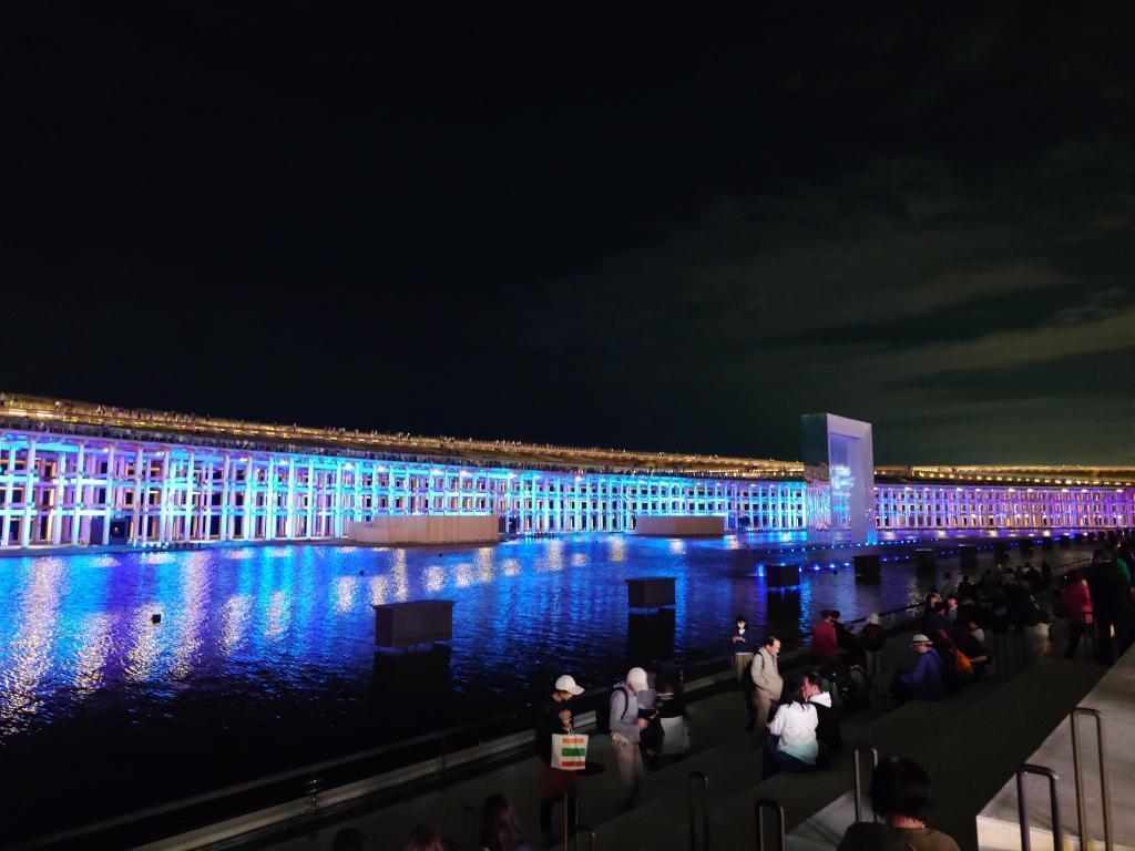 イベント時にライトアップされる大屋根リング 大阪・関西万博を中央区目線で楽しもう！！①「大屋根リング」