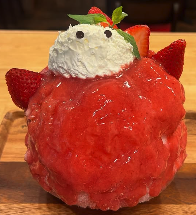 食べる前に急いで撮れ！！
「いちごゆきだるま」 月島に「大きい・美味い・美映しい」かき氷カフェ登場！