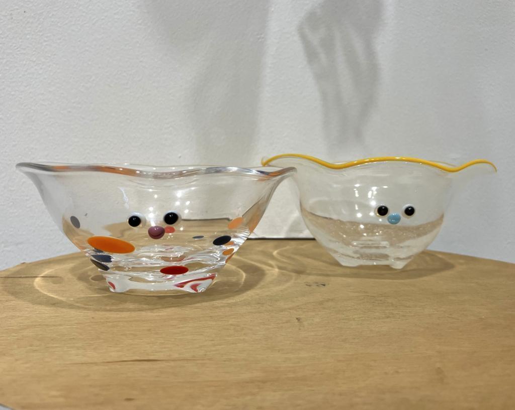 GlassMonsters デザートカップ
１個７,１５０円 Choco  melt  !
　森比呂美ガラス展
　　～　日本橋木屋本店 izutuki　～