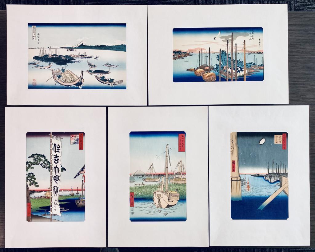 佃の浮世絵、揃い踏み
展覧会でも実現しない贅沢 浮世絵を買いに行こう　その①