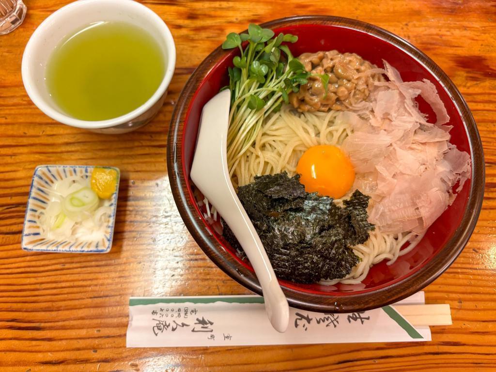 納豆そば 中央区そば紀行（15）室町　利久庵