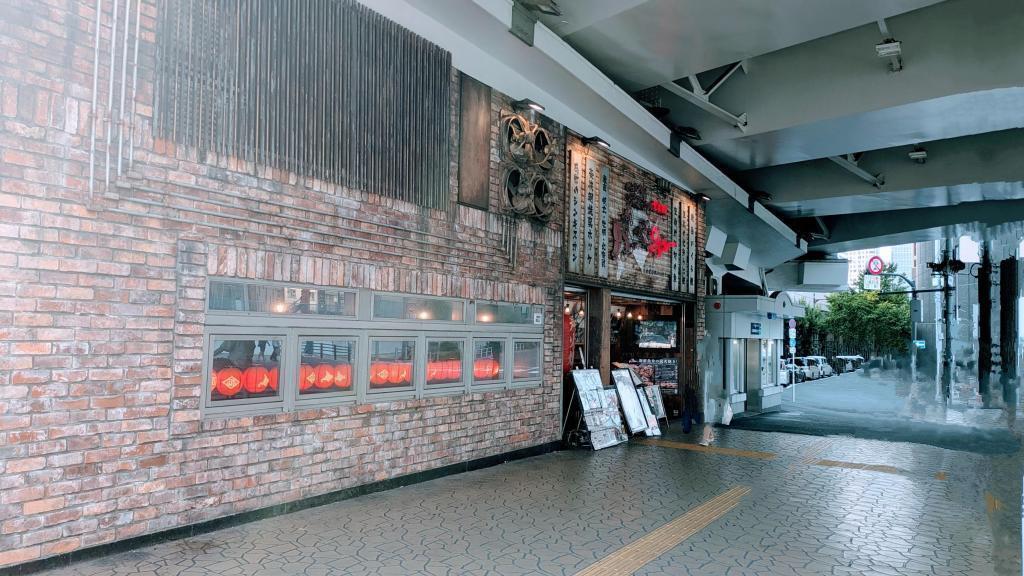  中央区の端　水に囲まれた街