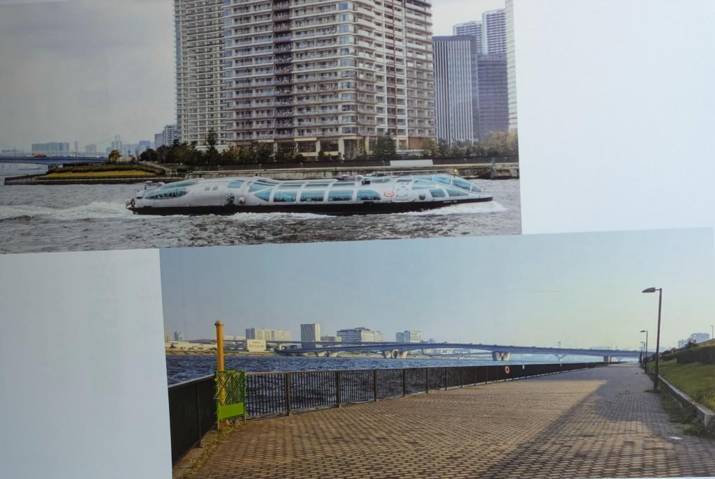  中央区の端　水に囲まれた街