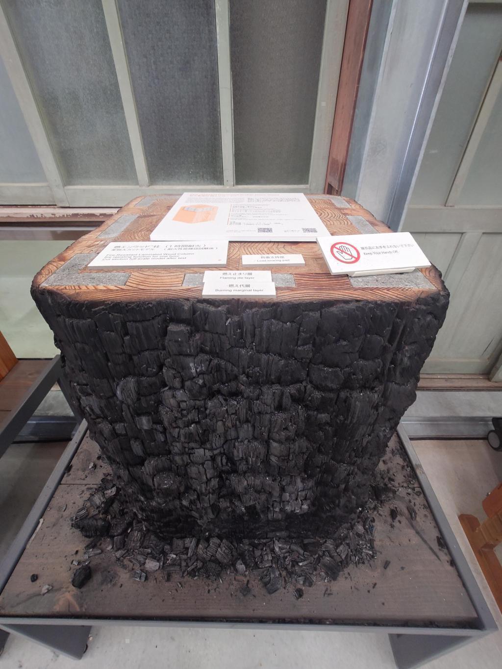 1時間耐火試験を行った「燃エンウッド」 大阪・関西万博を中央区目線で楽しもう！②「木の国－日本」と「日本橋本町三井ビルディング ＆forest」