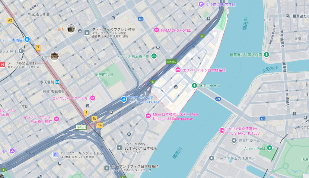日本橋中洲の場所 なかすをさがすのまき