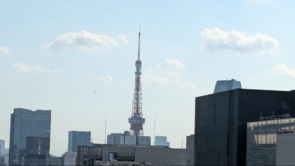  真夏日の空･･･東京タワーを見る･･･
「浜離宮」「ときめき橋」「GINZASIX」「勝鬨橋」