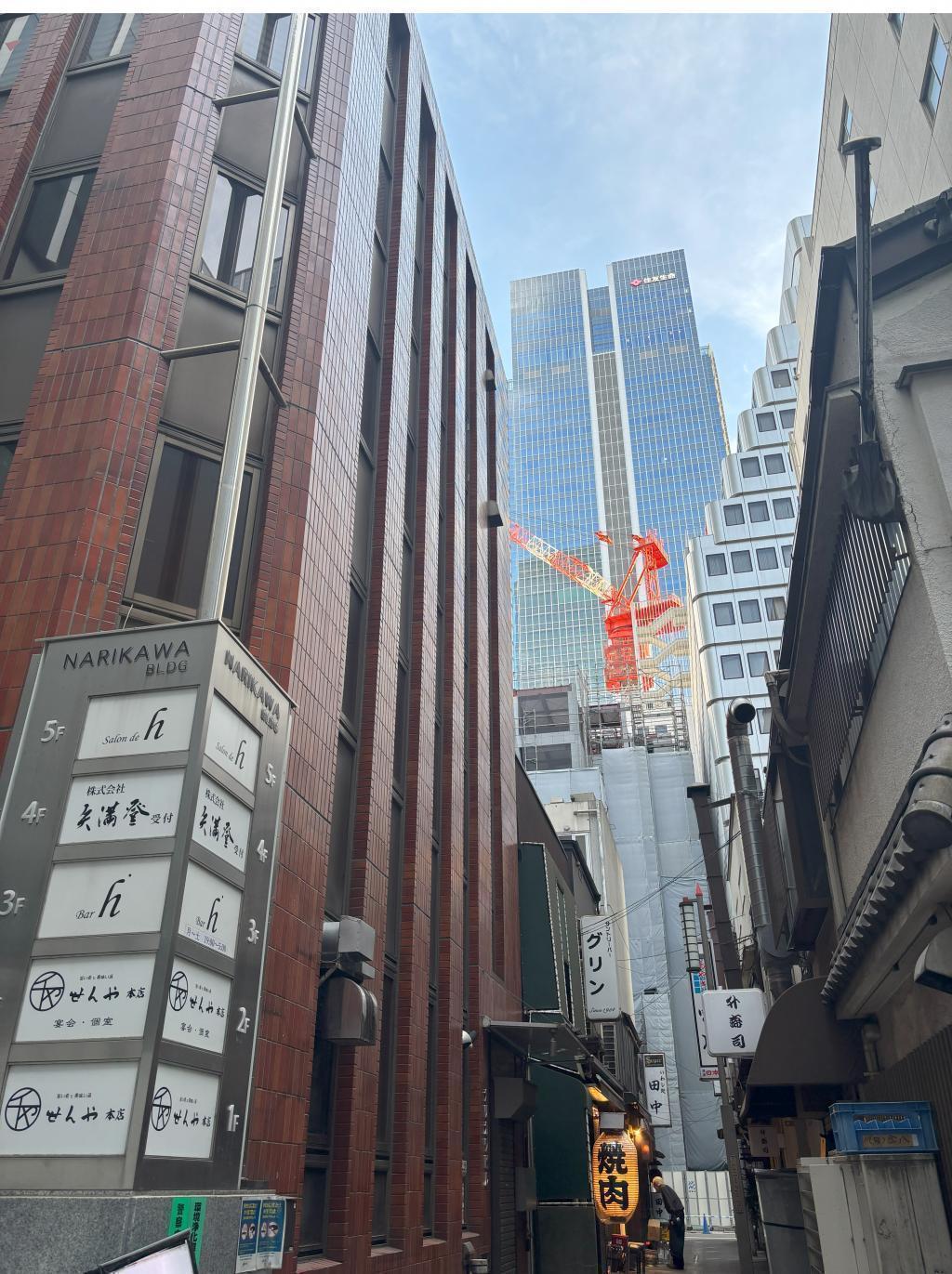  東京駅八重洲駅前にもうすぐ完成するビル群