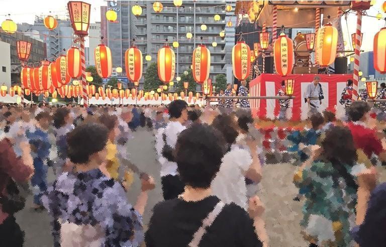  築地本願寺納涼盆踊り大会開催されました。