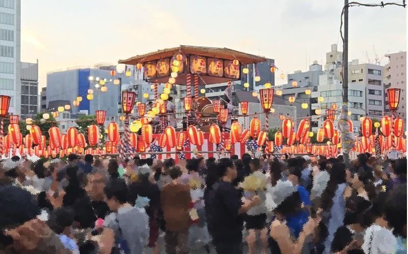  築地本願寺納涼盆踊り大会開催されました。
