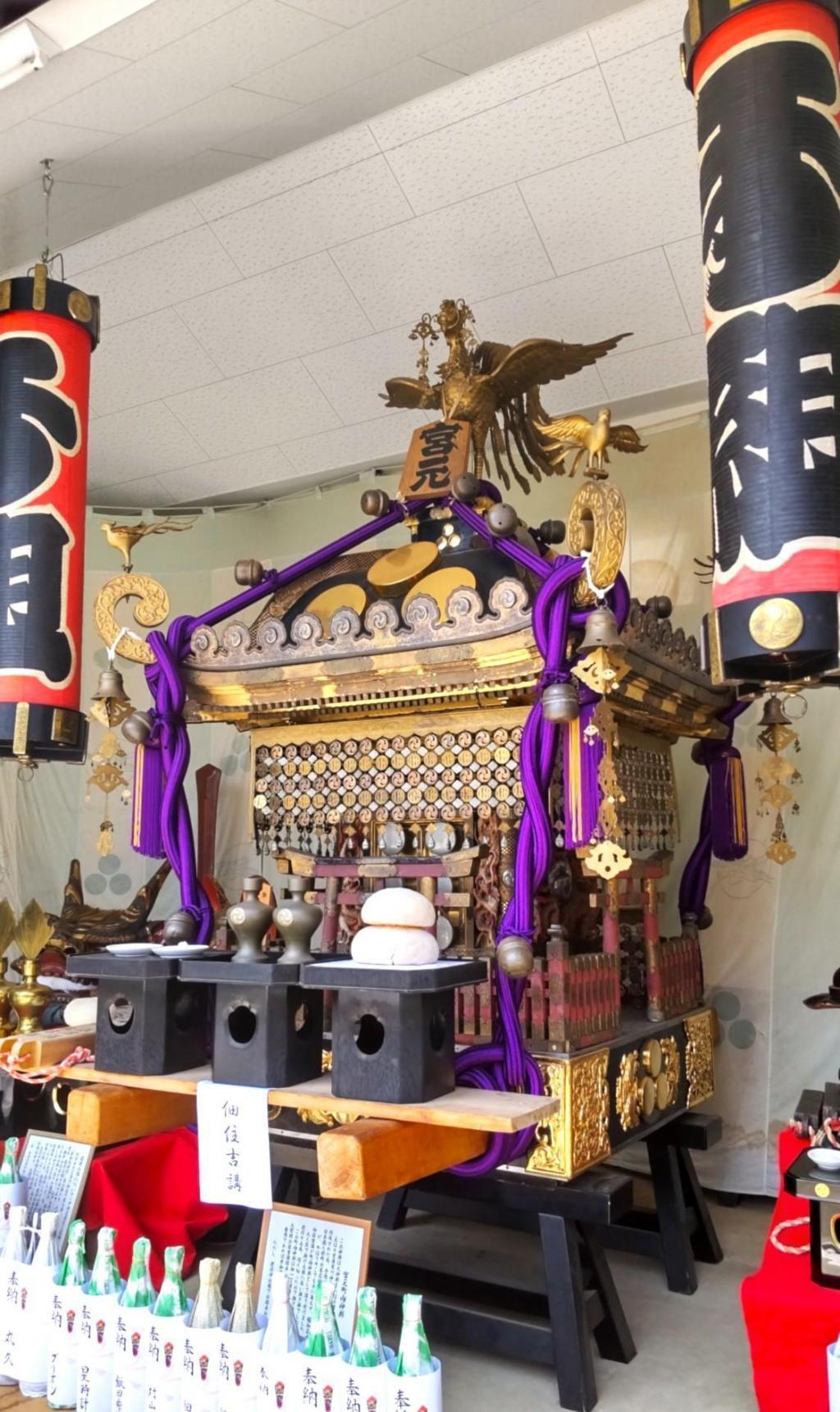 千貫神輿（せんがんみこし） ぼくの自由研究。住吉神社例祭。