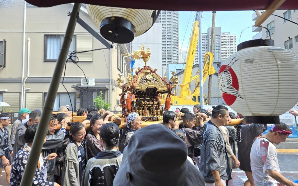  住吉神社夏祭「陰祭」月島四の部で開催されました。
