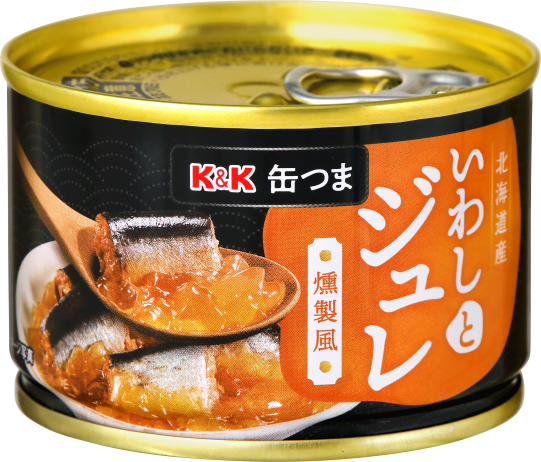 「K＆K 缶つま 北海道産いわしとジュレ 柚子胡椒風」、「K＆K 缶つま 北海道産いわしとジュレ 燻製風」は・・・ 「K＆K 缶つま」 シリーズより、
　「北海道産いわしとジュレ 柚子胡椒風」
　「北海道産いわしとジュレ 燻製風」
　　発売
　　～　国分グループ本社・ROJI日本橋　～