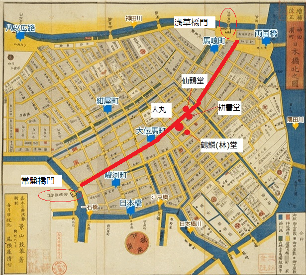 常盤橋門（ときわばしもん） 「中央区とのご縁：べらぼう〜蔦重栄華乃夢噺〜㉑」
～常盤橋門：北町奉行「曲淵景漸」（演：平田広明）～
＜第33話「打壊演太女功徳」は「太夫（太女）が演じるエンタメ（演太女）」の回？：富本斎宮太夫（演：新浜レオン）＞