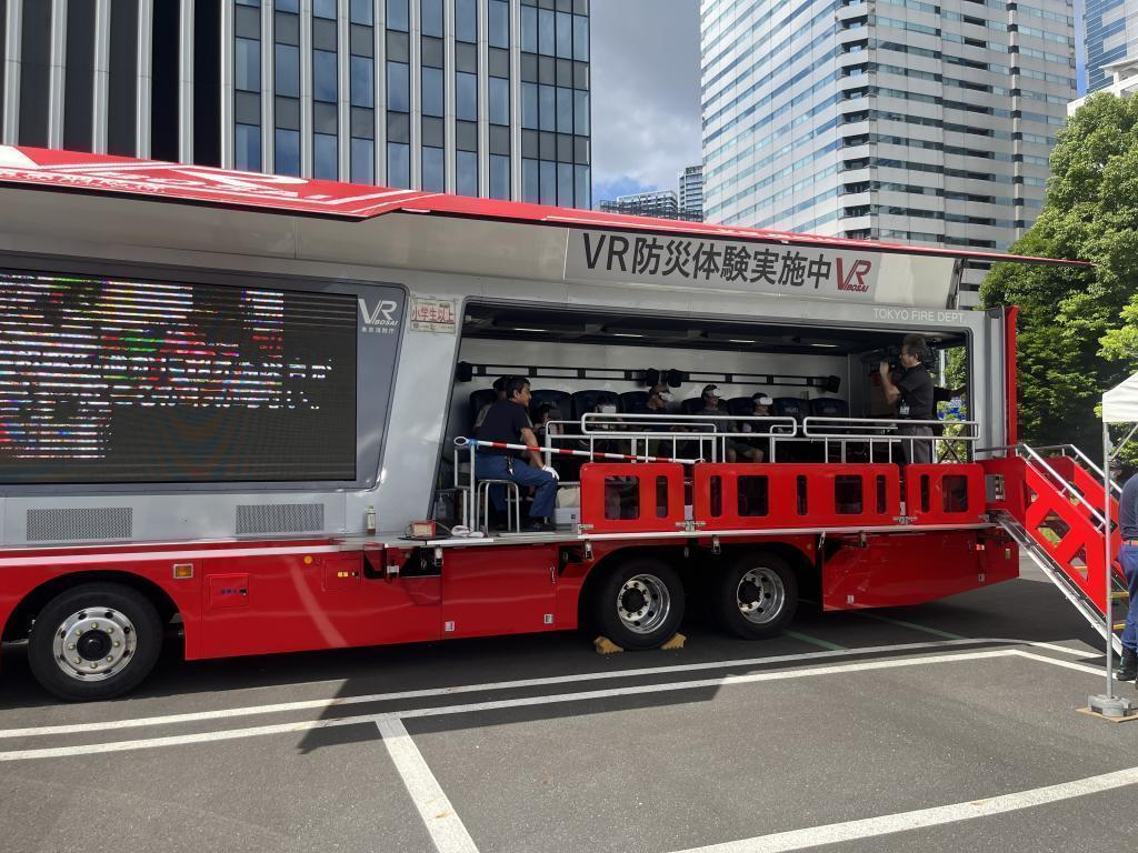 防災展示・体験ブース１ 中央区総合防災訓練視察という名の「特派員防災セミナーvol.1」