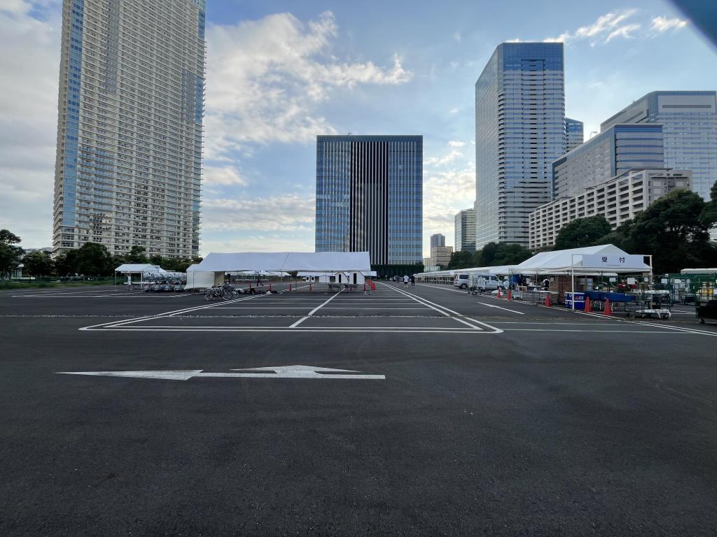 前日の様子 中央区総合防災訓練視察という名の「特派員防災セミナーvol.1」