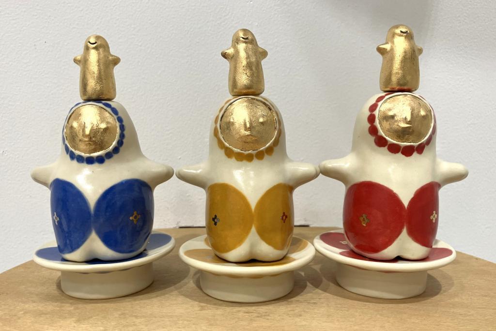 とほけ　つなぎ
各１８,７００円 伊藤満作陶展
　「月夜に米の飯」
　　～　日本橋木屋本店 izutuki　～