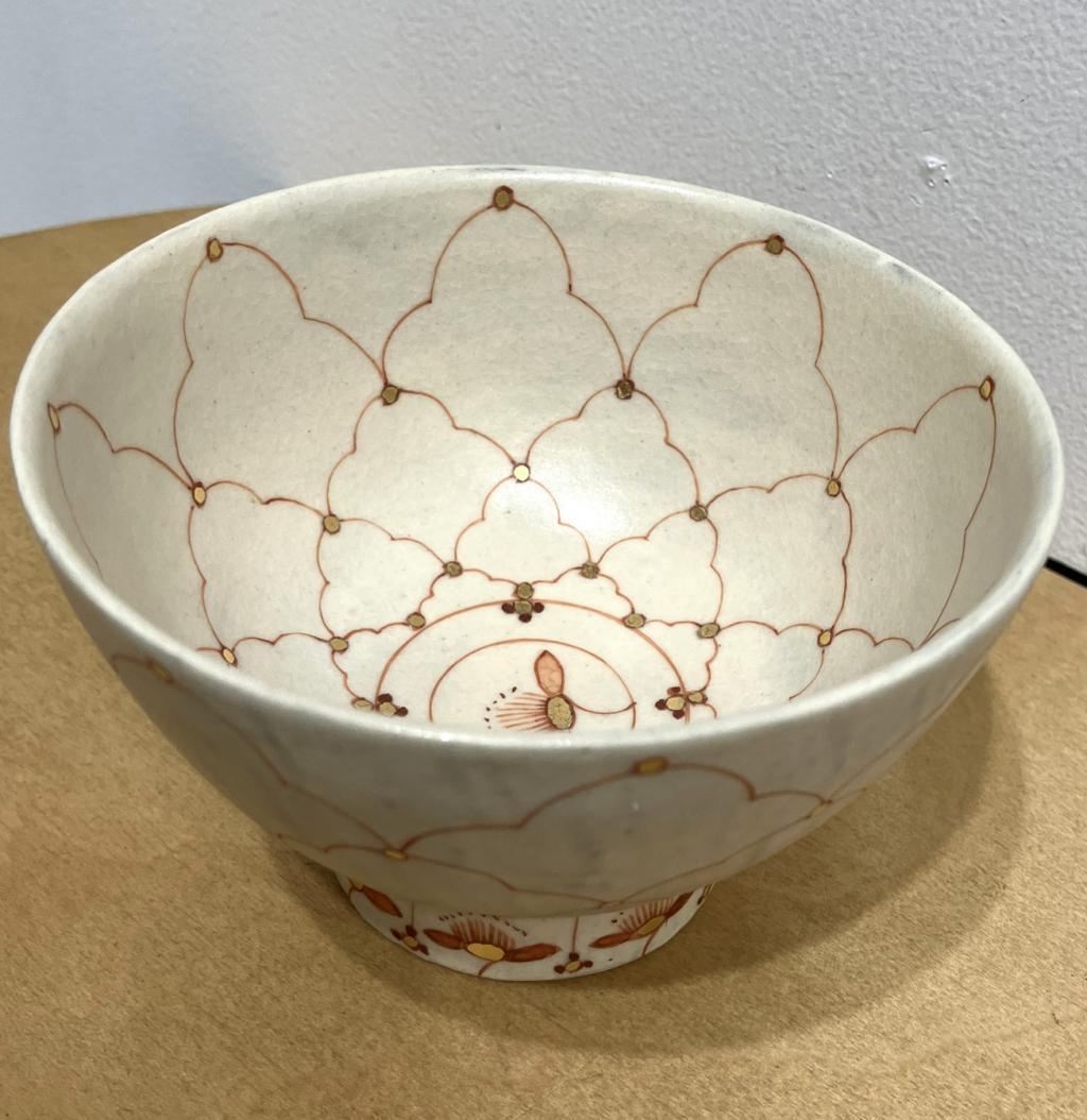 赤絵金彩線紋飯碗
１３,２００円 伊藤満作陶展
　「月夜に米の飯」
　　～　日本橋木屋本店 izutuki　～