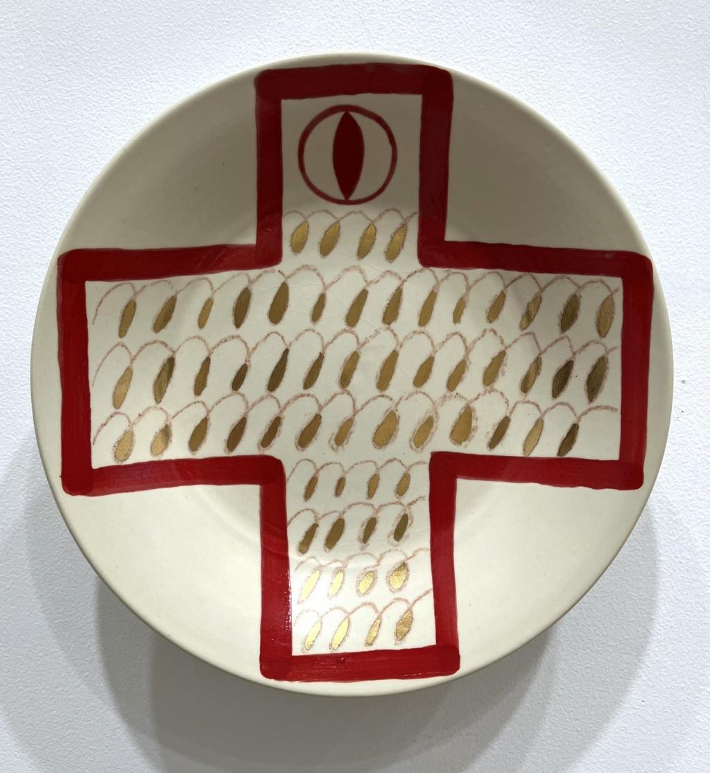 大皿（丸）
２２,０００円 伊藤満作陶展
　「月夜に米の飯」
　　～　日本橋木屋本店 izutuki　～