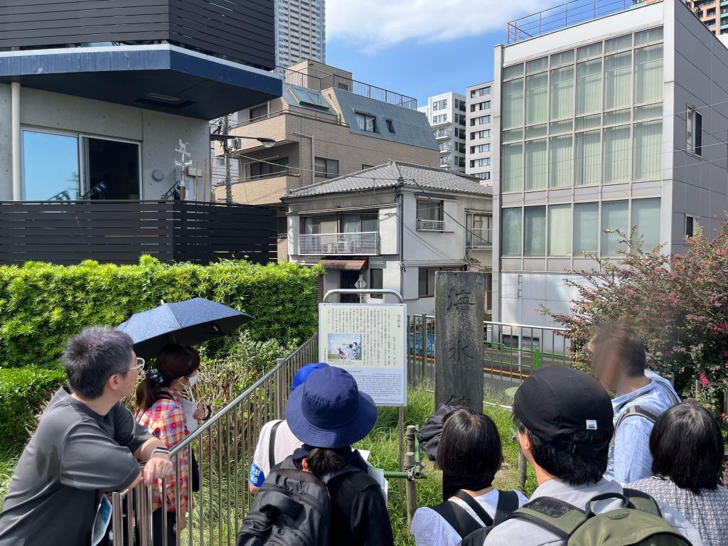 ⑩海水館跡 わくわくツアーに参加してみた
「月の名所・月島と江戸から続く佃・石川島歴史」
