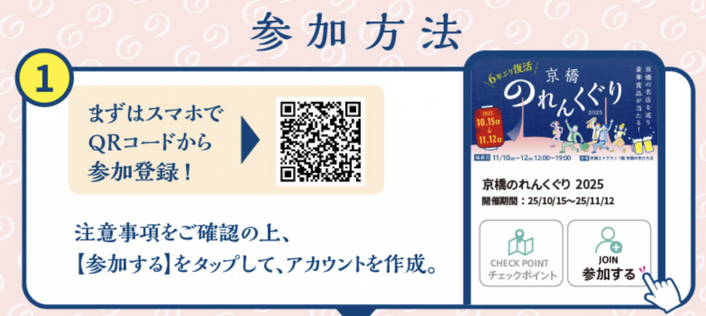  「京橋のれんくぐり」　始まりました。　