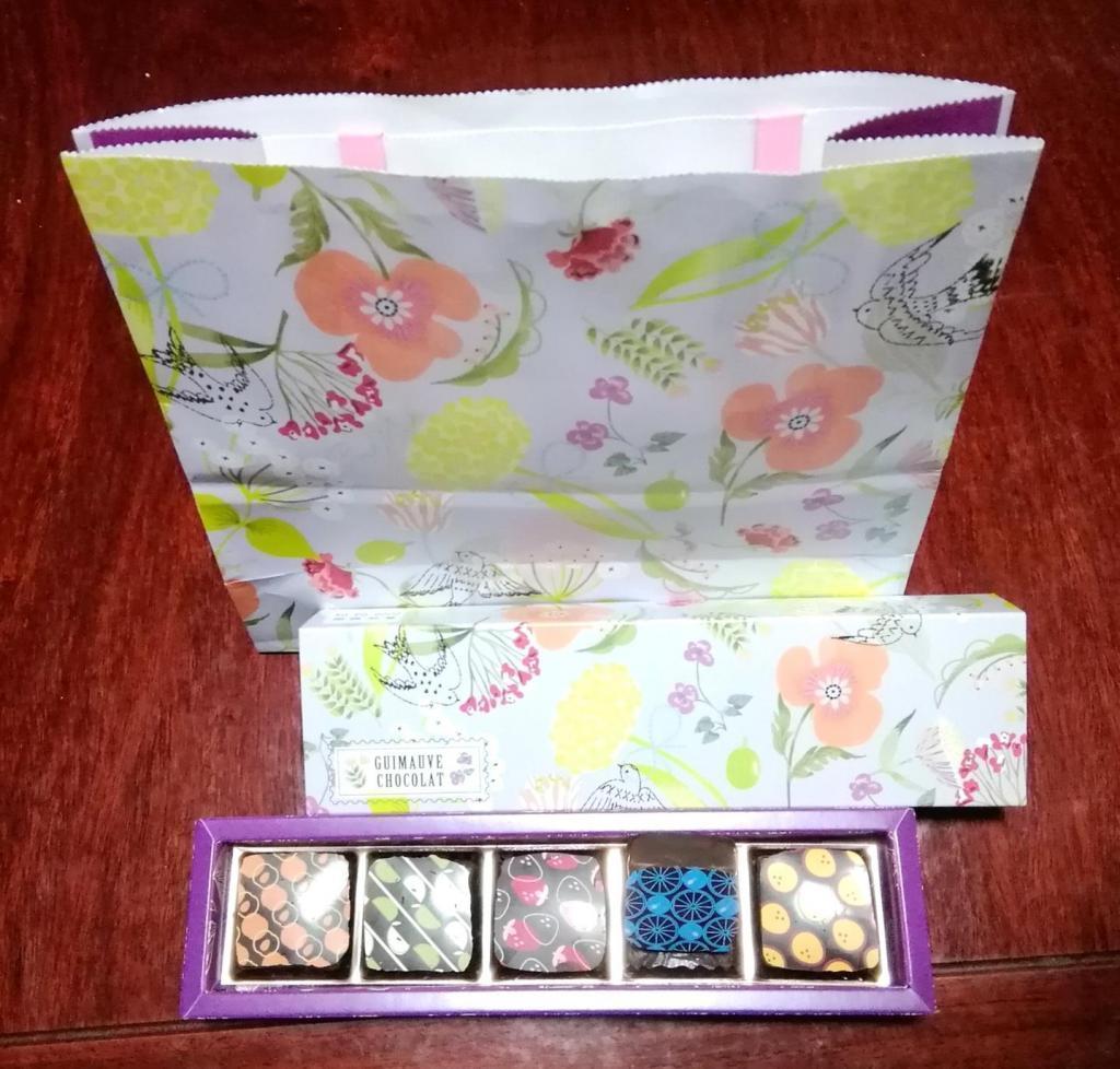 ギモーヴ・ショコラ、いただいてみました Happy Valentine's Day
　ブールミッシュさんのバレンタインギフト
　　～　ブールミッシュ　銀座本店　～