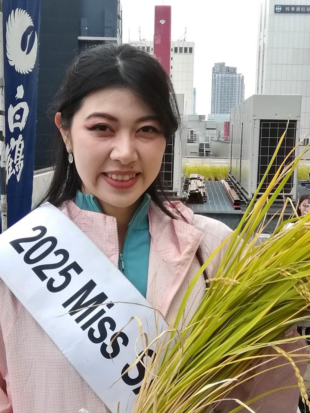  ２０２５白鶴銀座天空農園
　稲刈り
　　～　白鶴酒造　～