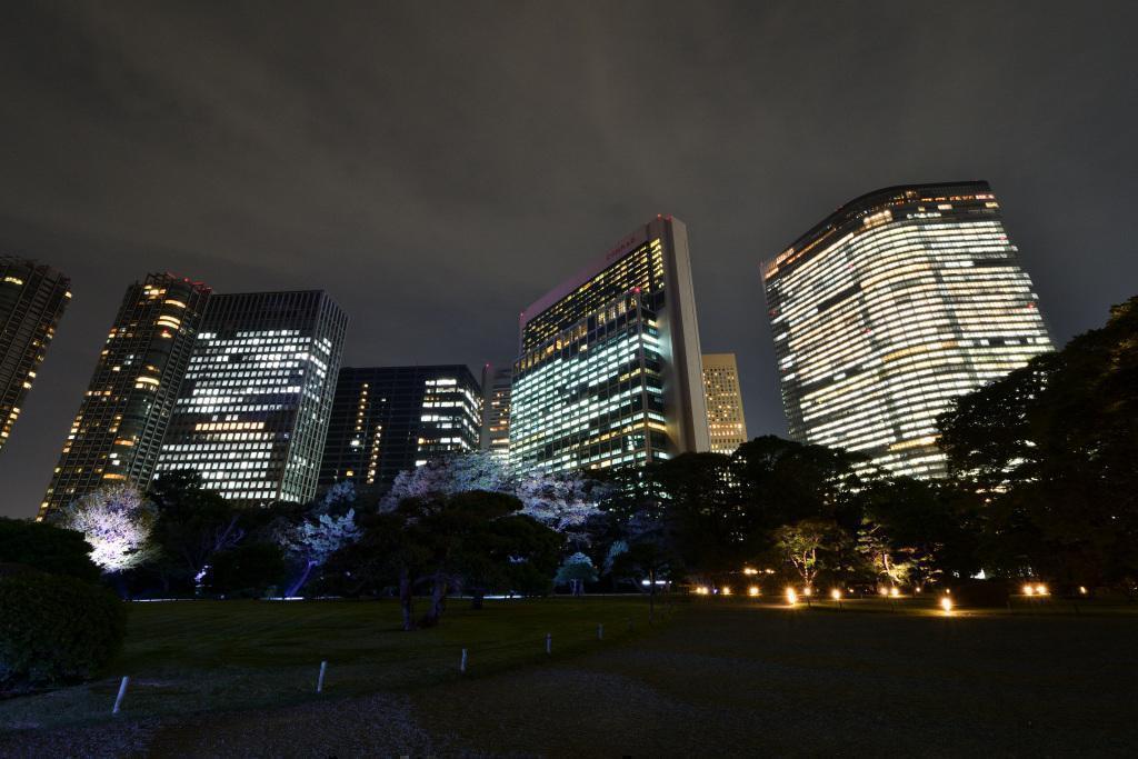  Moon Viewing at Hama-rikyu Gardens on an Autumn Night