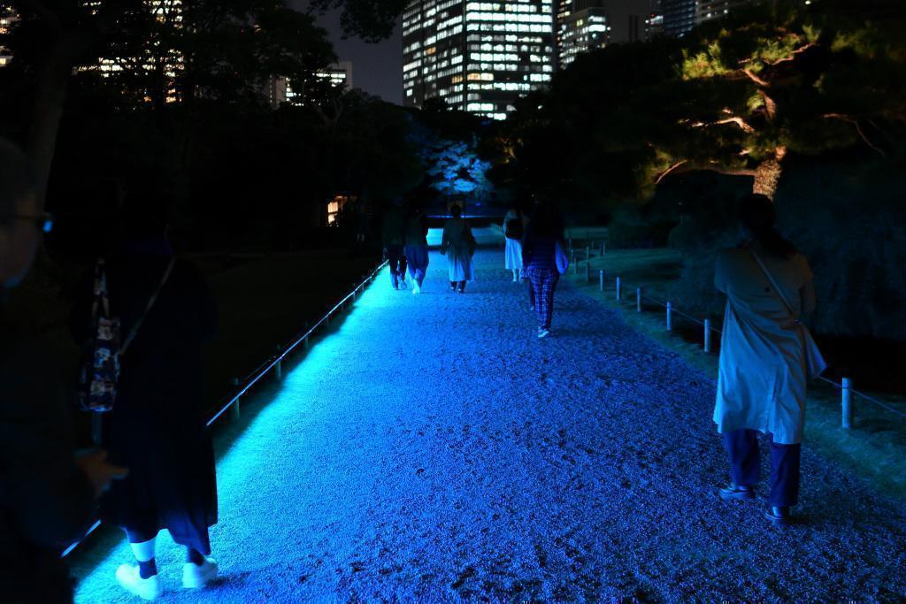  Moon Viewing at Hama-rikyu Gardens on an Autumn Night
